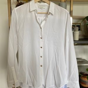 Vince white blouse size M